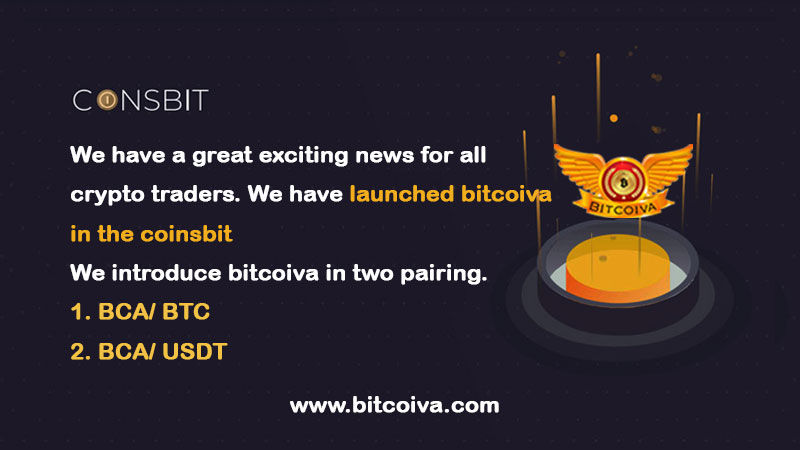 launched bitcoiva in the coinsbit