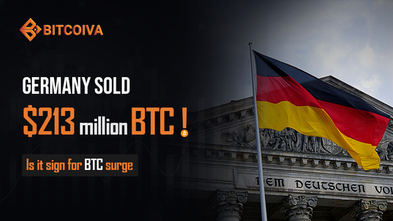 Germany sold $213 million BTC! Is it sign for BTC surge