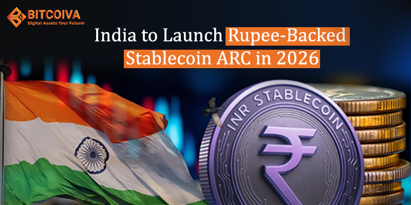 India to Launch Rupee-Backed Stablecoin ARC in 2026