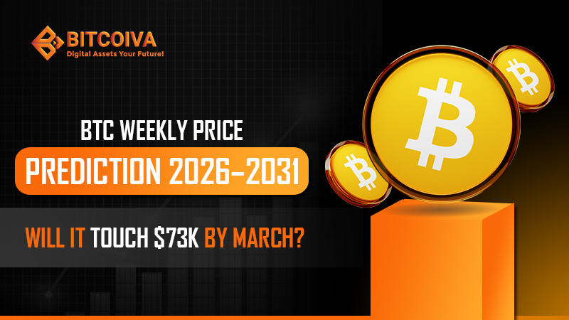 BTC Weekly Price Prediction 2026–2031: Will It Touch $73k by March?