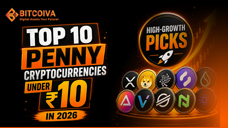 Top 10 Penny Cryptocurrencies Under ₹10 in 2026 (High-Growth Picks)