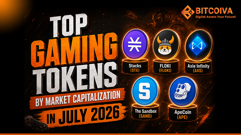 Top 10 Gaming Tokens by Market Capitalization in July 2026
