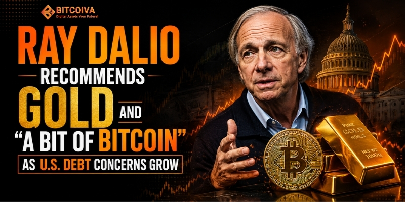 Ray Dalio Recommends Gold and “a Bit of Bitcoin” as U.S. Debt Concerns Grow