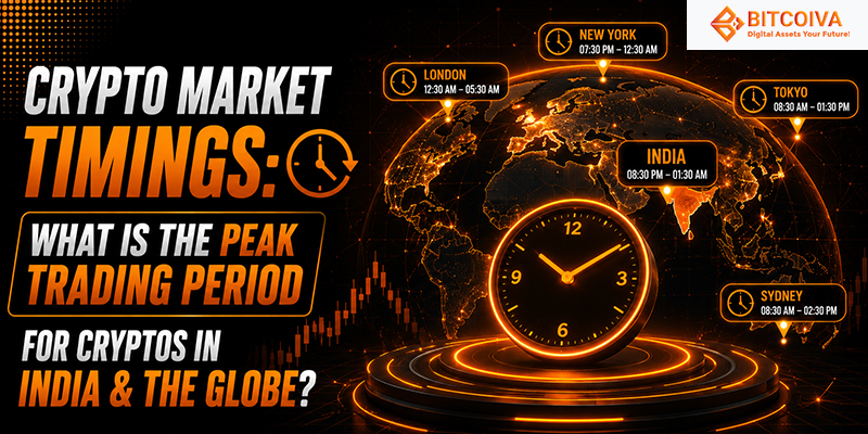 Crypto Market Timings: What Is the Peak Trading Period for Cryptos in India & the Globe?